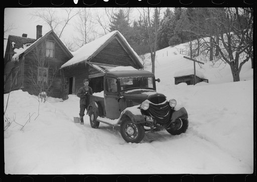 Untitled photo, possibly related to: Farmer's truck, Woodstock, Vermont