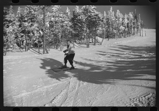 Untitled photo, possibly related to: Skiing down the Taft Trail on Cannon Mountain, Franconia Notch, New Hampshire