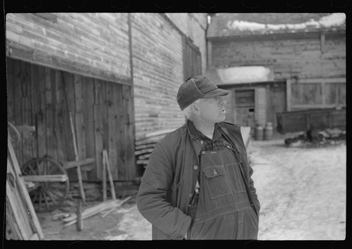 Untitled photo, possibly related to: Farmer, Lisbon, near Franconia, New Hampshire