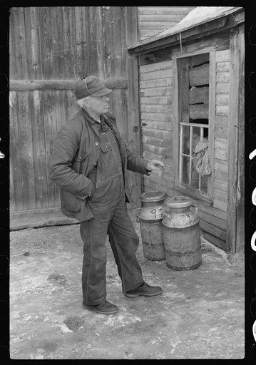Untitled photo, possibly related to: Farmer, Lisbon, near Franconia, New Hampshire