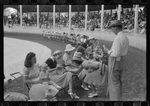 Untitled photo, possibly related to: Healthiest baby contest at Shelby County Fair and Horse Show, Shelbyville, Kentucky