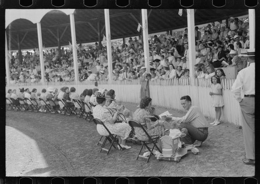 Untitled photo, possibly related to: Healthiest baby contest at Shelby County Fair and Horse Show, Shelbyville, Kentucky