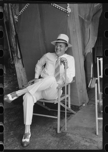 Untitled photo, possibly related to: Well-to-do horse show enthusiast from Louisville, Shelby County Horse Show and Fair, Shelbyville, Kentucky
