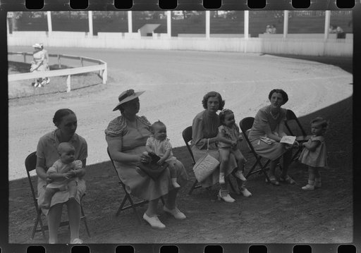 Untitled photo, possibly related to: Healthiest baby contest at Shelby County Fair and Horse Show, Shelbyville, Kentucky