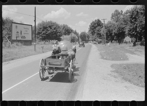 Untitled photo, possibly related to: Going to town on Saturday near Lawrenceburg, Kentucky