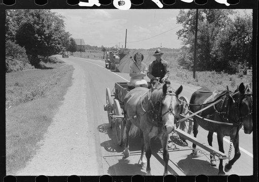 Untitled photo, possibly related to: Going to town on Saturday near Lawrenceburg, Kentucky