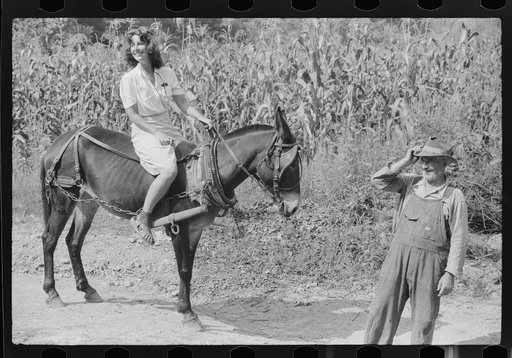 Untitled photo, possibly related to: Mountain woman on porch near Burton's Fork, Kentucky River, near Jackson, Kentucky