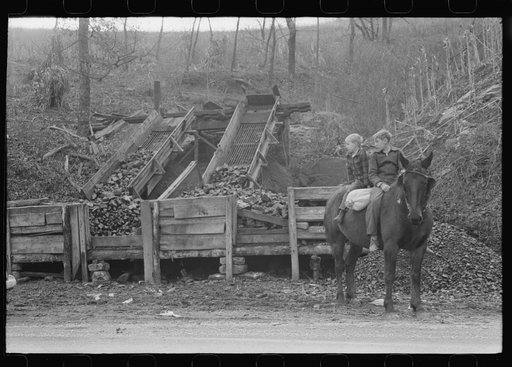 Tommy Abner's coal mine, Southern Appalachian Project, near Barbourville, Knox County, Kentucky