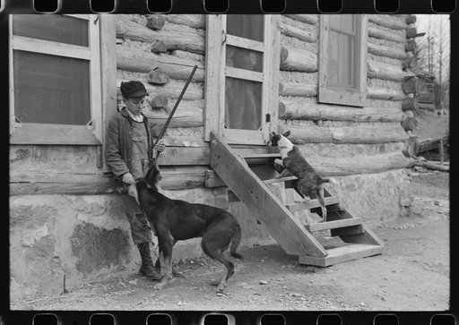 Untitled photo, possibly related to: FSA (Farm Security Administration) borrower's son who had just returned from hunting. Knox County, Kentucky