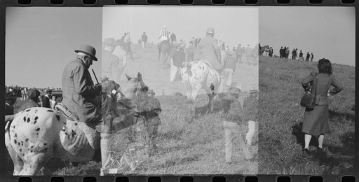 Untitled photo, possibly related to: Bookies taking bets at horse races, Warrenton, Virginia