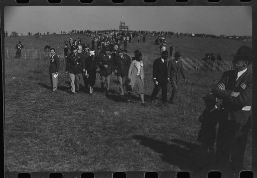 Untitled photo, possibly related to: Bookies taking bets at horse races, Warrenton, Virginia