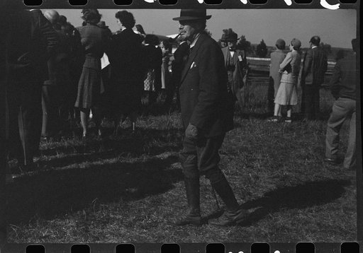 Untitled photo, possibly related to: Bookies taking bets at horse races, Warrenton, Virginia