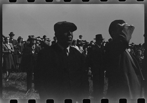 Untitled photo, possibly related to: Spectators at horse races, Warrenton, Virginia