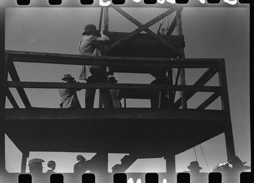 Untitled photo, possibly related to: Spectators at horse races, Warrenton, Virginia