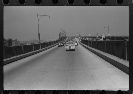 Untitled photo, possibly related to: Pulaski Skyway from New York City to New Jersey