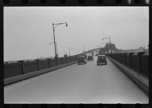 Untitled photo, possibly related to: Pulaski Skyway from New York City to New Jersey