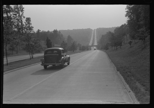 Untitled photo, possibly related to: Merritt Parkway, New York to Connecticut