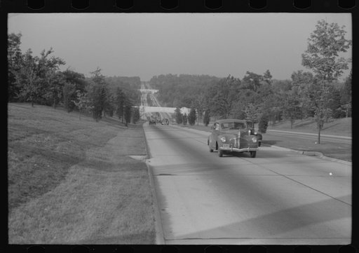 Untitled photo, possibly related to: Merritt Parkway, New York to Connecticut