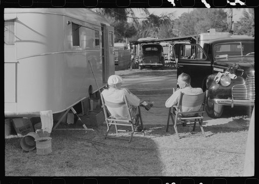 Untitled photo, possibly related to: Spanish muskrat trappers by their marsh camp in bayou near Delacroix Island, Louisiana
