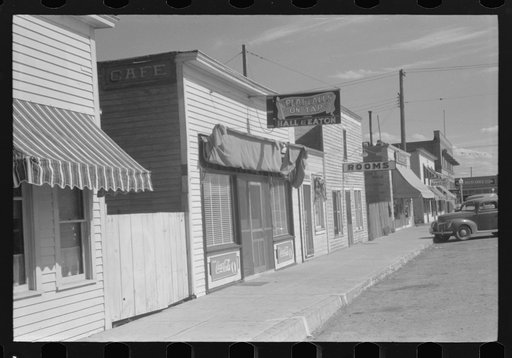 Untitled photo, possibly related to: Street in Wolf Point, Montana