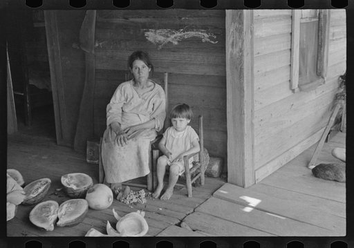Mrs. Frank Tengle and Laura Minnie Lee Tengle, Hale County, Alabama