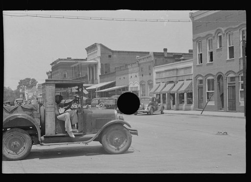 Untitled photo, possibly related to: Street scene, Greensboro, Alabama
