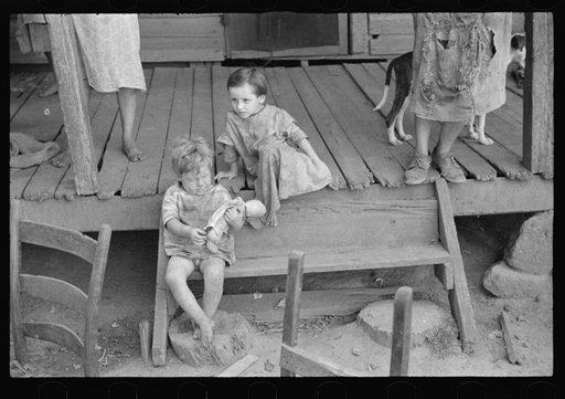 Untitled photo, possibly related to: Tengle children, Hale County, Alabama