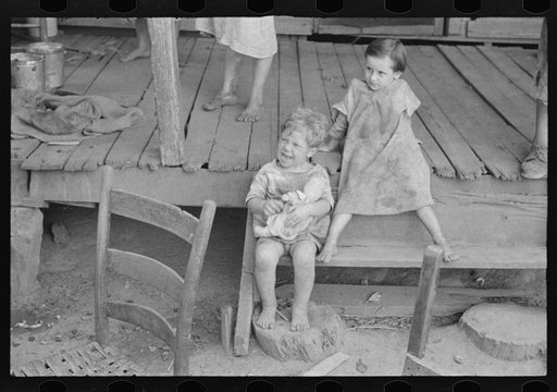 Untitled photo, possibly related to: Tengle children, Hale County, Alabama