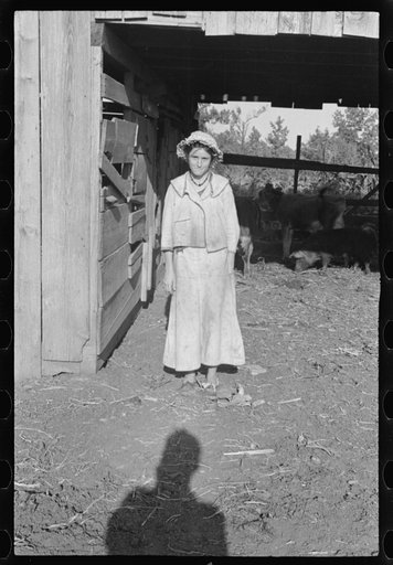 Dora Mae Tengle, sharecropper's daughter, Hale County, Alabama