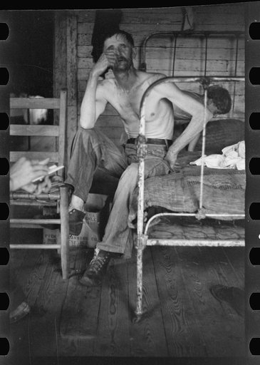 Untitled photo, possibly related to: Bud and William Fields, Hale County, Alabama