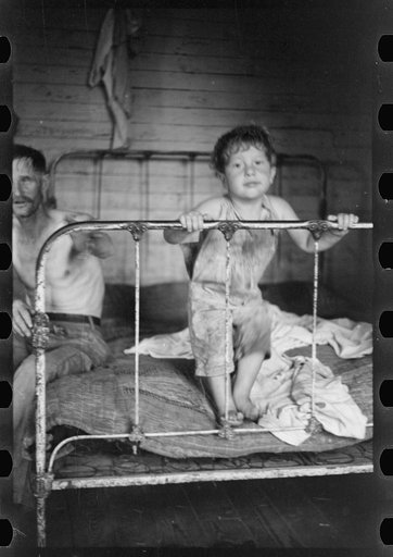 Untitled photo, possibly related to: Bud and William Fields, Hale County, Alabama