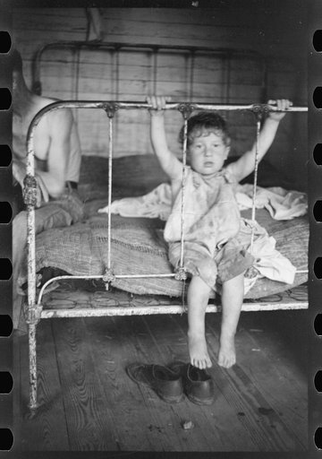 Untitled photo, possibly related to: Bud and William Fields, Hale County, Alabama
