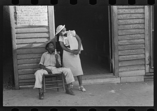 Sidewalk scene, Alabama