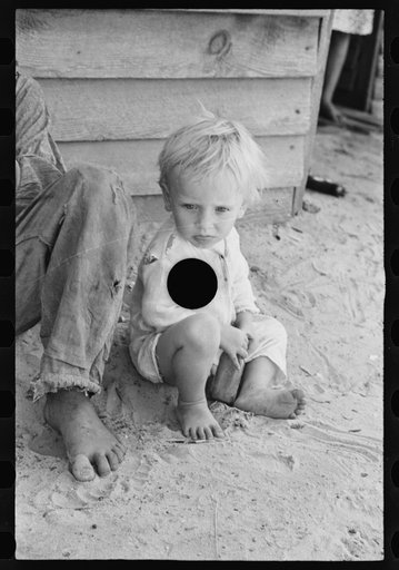 Floyd Burroughs, Jr., and Othel Lee Burroughs, called Squeakie. Son of an Alabama cotton sharecropper