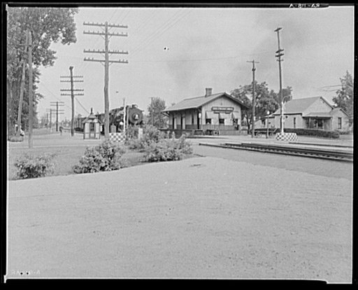 Erie tracks and U.S. Highway No. 27 at Decatur, Indiana