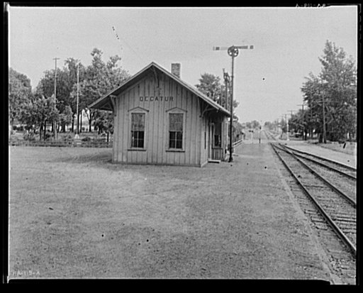 The Nickle Plate Railroad depot in Decatur, Indiana