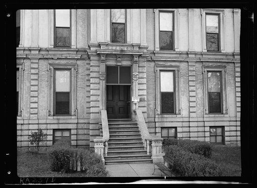 1402 Massachusetts Avenue. Once a fine home, now a boardinghouse. An example of "blight." Washington, D.C.