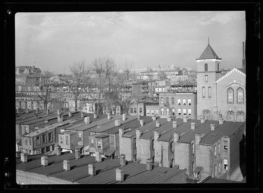 Housing in the vicinity of Pierce Street, L Street, First Street and North Capitol. Washington, D.C.