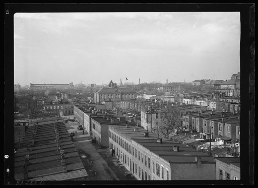 Alley dwellings between Pierce Street, L Street, First Street and North Capitol Street. Washington, D.C.