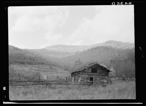Abandoned house in Nicholson Hollow. Shenandoah National Park, Virginia