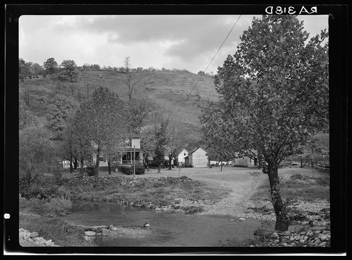 A house in the village of Nethers. Shenandoah National Park, Virginia