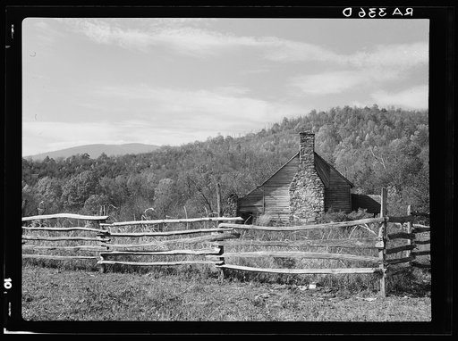 House in Nicholson Hollow. Shenandoah National Park, Virginia