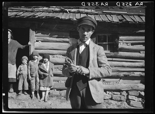 Sam Corbin, who will be resettled on new land. Shenandoah National Park, Virginia
