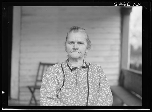 Wife of Postmaster Brown. Shenandoah National Park, Virginia