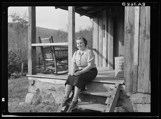 School teacher at Corbin Hollow. Shenandoah National Park, Virginia