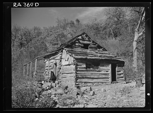 Mountain cabin, Corbin Hollow. Shenandoah National Park, Virginia