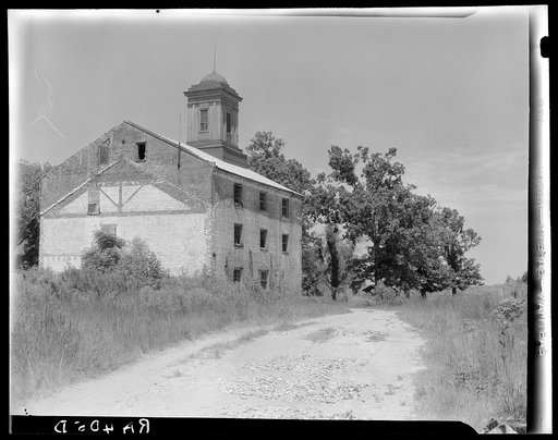 Abandoned sugarcane warehouse. Placquemines Parish, Louisiana