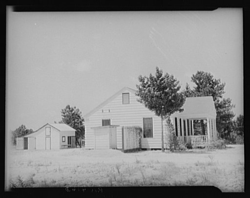 House and garage. Pike County, Mississippi. McComb Gardens