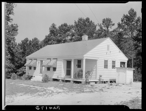 New house. Pike County, Mississippi. McComb Gardens