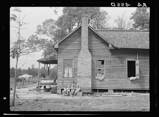 House inhabited by family to be resettled on Wolf Creek Farms, Georgia